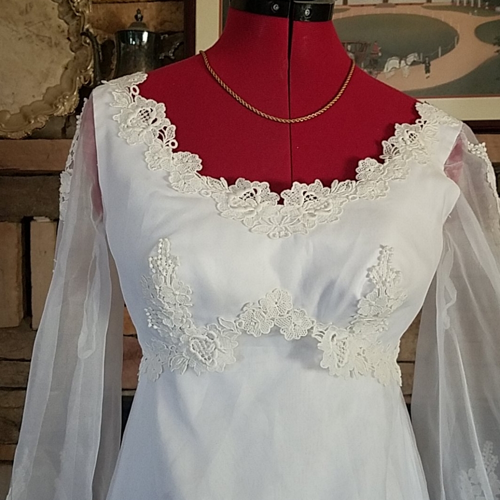 Vintage 1950's William Cahill Wedding Dress Gown
